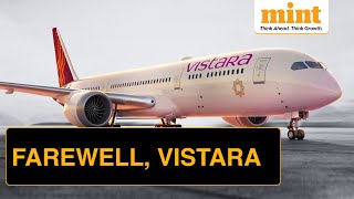 Vistara Airlines The LAST Flight  India Left With One FullService Carrier After Air India Merger [upl. by Bowler116]