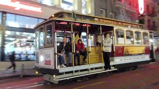 PowellMason amp PowellHyde Cable Cars 7 amp 21  Powell St amp Ellis St San Francisco California [upl. by Auberta596]