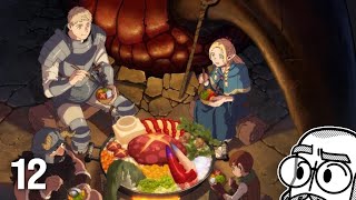 Blood flesh and unholy lebian rituals  Delicious in Dungeon 12  TBSkyen reacts [upl. by Asiulana]