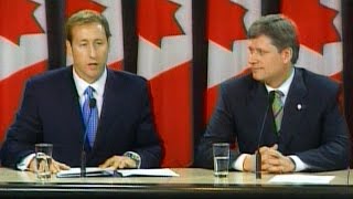 Oct 16 2003 Harper and MacKay Unite the Right [upl. by Inalej]