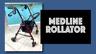 Medline Rollator Walker Review [upl. by Yenor444]