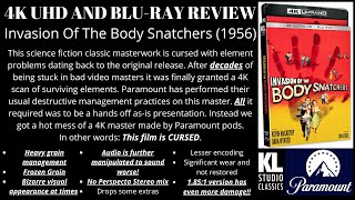 Invasion of The Body Snatchers 1956Kino Lorber 4K UHD and Bluray Review from Paramount Pods [upl. by Kulseth243]