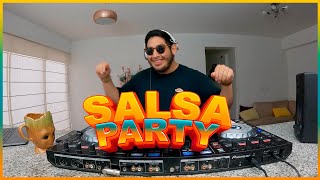 Salsa Party Muevete Mueve tu cintura La Chica Mas Bella Bajanda Amor de Etiqueta Loco [upl. by Antonino]