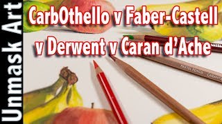 Pastel Pencil Review amp Demo  Carbothello v FaberCastell v Derwent v Caran dAche [upl. by Pincus]