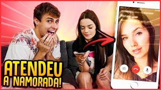 NAMORADA LIGOU E UMA GAROTA ATENDEU O CELULAR  TROLLANDO MINHA NAMORADA  REZENDE EVIL [upl. by Maighdiln]