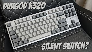 Durgod K320 Corona Mechanical Keyboard Review  Cherry MX Silent Reds [upl. by Austen]