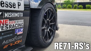 My 10th Gen Track Built Civic Si Gets Better Tires  Bridgestone Potenza RE71RS [upl. by Roley494]