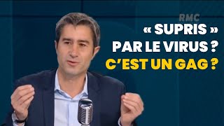 Macron quotsurpris par le virusquot cest un gag [upl. by Skiest404]