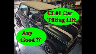 CJ Autos CL01 Tilting Car Lift Set Up and Review [upl. by Yehtomit]