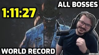 Sekiro All Bosses Speedrun in 11127 Former World Record Glitchless [upl. by Airitac]