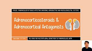 Adrenocorticosteroids [upl. by Ylrrad]