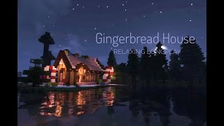 Gingerbread house  Minecraft Relaxing Longplay No Commentary [upl. by Ainegul]