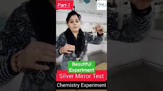 Silver mirror test part 1 tollens reagents test tollens test for aldehyde and ketone vkcclasses [upl. by Astiram]