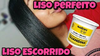 LISO ESCORRIDO EM CASA COM GUANIDINA 😱 [upl. by Eerej]