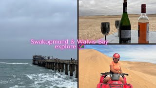 Swakopmund amp Walvis Bay  Chatty Travel Vlog 🇳🇦 [upl. by Nora]