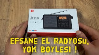 Dijital Ekranlı Saatli Manuel Kanal Arama amp Kayıt Özellikli Fm Radyo Bluetooth Hoparlör KTF1715 [upl. by Euqinommod730]