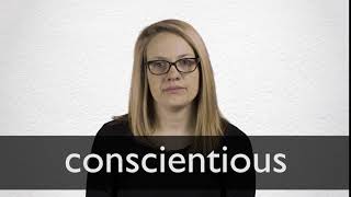 How to pronounce CONSCIENTIOUS in British English [upl. by Krysta]