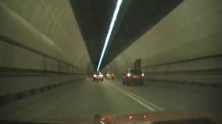 Driving Through The Wallasey Tunnel Kingsway Merseyside England 31st January 2009 [upl. by Kenward]