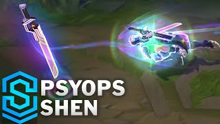 PsyOps Shen Skin Spotlight  League of Legends [upl. by Nomihs]