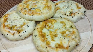 Bakery Style Chicken Pizza  Without Oven  Best Homemade Pizza Recipe by Uraibias Kitchen [upl. by Faunia]