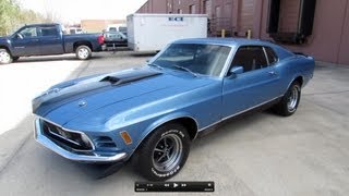 1970 Ford Mustang Mach I Fastback 351C Start Up Exhaust and In Depth Review [upl. by Plafker]