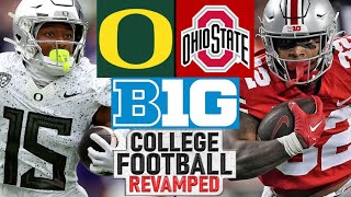 Oregon vs Ohio State  Big Ten Championship Simulation 2024 Rosters for NCAA 14 [upl. by Epolulot]