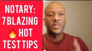 HOT NOTARY TEST TIPS II PASS YOUR NOTARY EXAM [upl. by Sabine478]