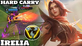 Wild Rift Irelia  Top 4 Irelia Hard Carry Gameplay Rank Challenger [upl. by Gibson302]