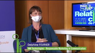 Interview Delphine Février  Salon de la Relation Client de lOuest [upl. by Akenot]