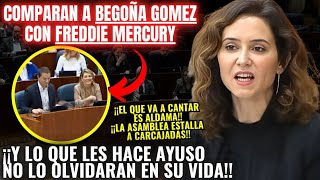 AYUSO SUELTA LO QUE NADIE ESPERABA DE ALDAMA😂POR COMPARAR LOBATO A BEGOÑA GÓMEZ CON FREDDIE MERCURY😂 [upl. by Botsford]