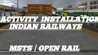 How to Install Activity In Open Rail Msts  Indian Railway [upl. by Laverna]