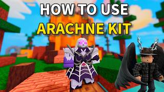 How to unlock and use ARACHNE KIT in Roblox BedWars [upl. by Retrop499]