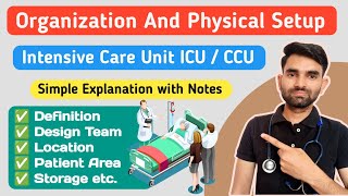 Organization And Physical Setup of CCU  Critical Care Unit in Hindi  Intensive Care Unit in Hindi [upl. by Einaoj861]