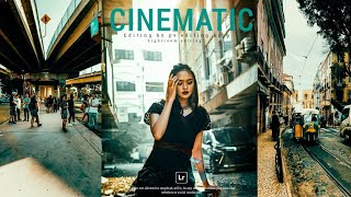 Cinematic Colour Effect Photo Editing Lightroom Mobile Tutorial  Lightroom mobile 2024 [upl. by Helena]