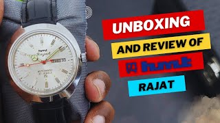 HMT Rajat  Unboxing and review of HMT Rajat Automatic watch [upl. by Leahci]