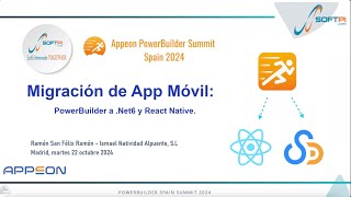 Migración de App Móvil PowerBuilder a NET6 y React Native por Ramón San Felix [upl. by Grodin]