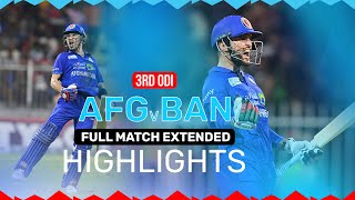 Full Match Long Highlights  Afghanistan Beat Bangladesh 21  AFG v BAN  ACB  Sharjah [upl. by Adnilab238]