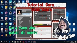 Tutorial mengubah suara di ometv dengan morphVOX [upl. by Airdnalahs]