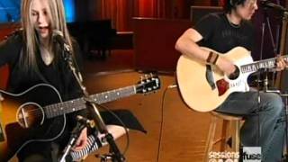 Avril Lavigne  Sk8er Boi acoustic live Sessions  AOL April 12 2004 HQ [upl. by Casaleggio]