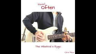 The Weeknd  Often  Remix Guitar Tutorial RnB Kygo Electronic Mix [upl. by Nirmak713]