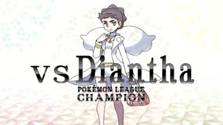 Pokémon X amp Y Champion Diantha Battle Theme [upl. by Asilef]