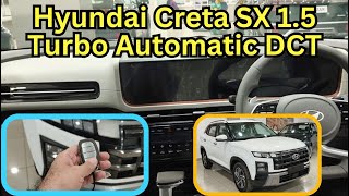 Hyundai Creta SX 15 Turbo Automatic DCT  Atlas White [upl. by Yeldud]