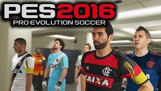 Pro Evolution Soccer 2016 Flamengo x Vasco Xbox OnePTBR [upl. by Laban]