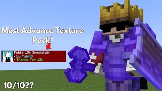 I Just Found The Most Advance Minecraft Texture Pack [upl. by Eralcyram]