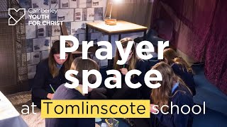 Creating a Prayer space at Tomlinscote School  set up [upl. by Ayerdna979]