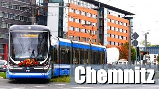 Doku Neue Chemnitzer Straßenbahn geht in Betrieb  Erste Linienfahrt der Skoda Tram 2019 [upl. by Anabella921]