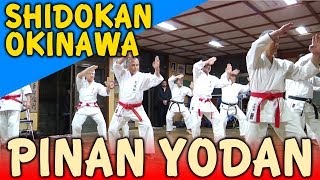 PINAN YODAN  OKINAWA SHIDOKAN shorin ryu [upl. by Ahtaela62]