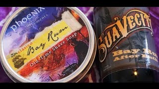 Wet Shaving  Shaving with Beezer PAA Bay Rum [upl. by Sabina301]