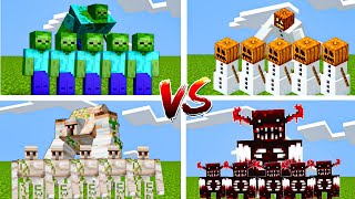 Minecraft Blood Warden Vs Mutant Who Would Win Bedrock Edition [upl. by Aineg385]