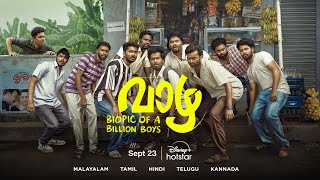 Vaazha  The Biopic of a Billion Boys  Official Malayalam Trailer  DisneyPlus Hotstar  Sept 23 [upl. by Tarabar]